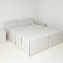 PISO ENTERO - MUEBLES CON FUNDAS (49 PZ)