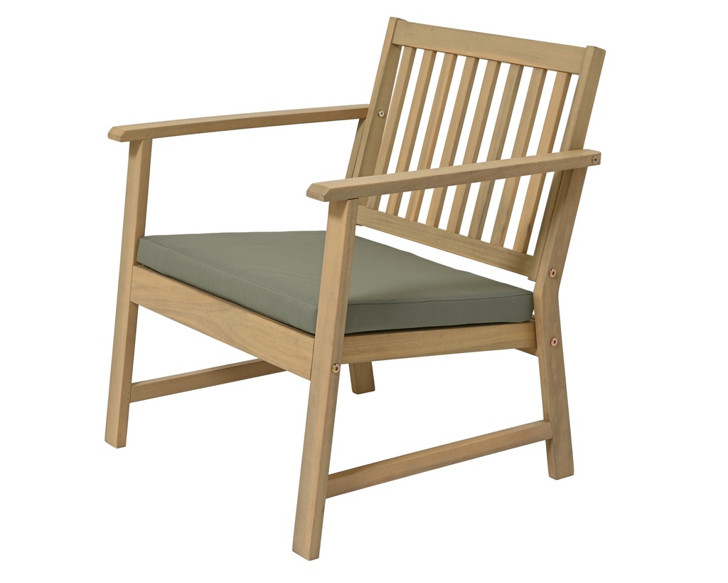 ***LUCCA SET ACACIA GREEN L62-W62-H73cm