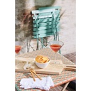 ***MONTPELLIER SET WICKER ORANGE/COLOUR(S) L58-W58-H70cm