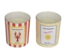 ***SCENTED CANDLE WAX ASSORTED L8.20-W8.20-H9.80cm