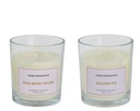 ***SCENTED CANDLE WAX ASSORTED dia8.50-H10.50cm
