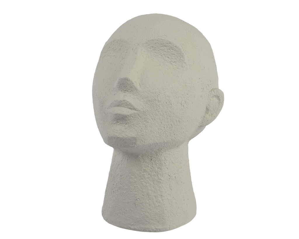 FIGURA RESINA BUSTO - BLANCO -L16.00-W18.50-H22.80cm