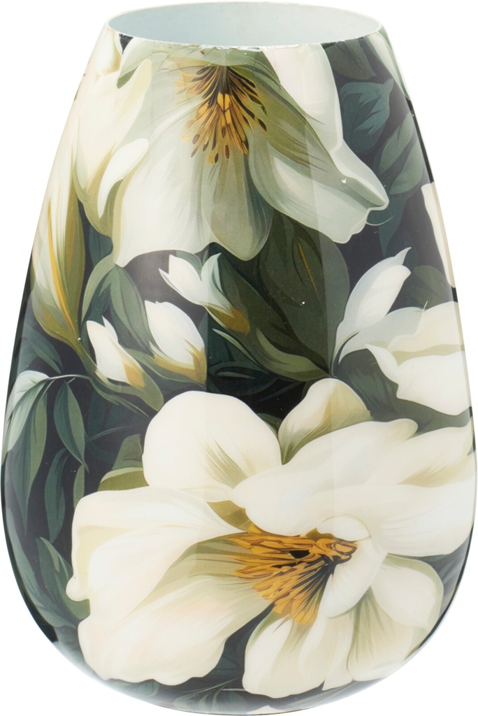 ***VASE FLOWER PRINT 20CM