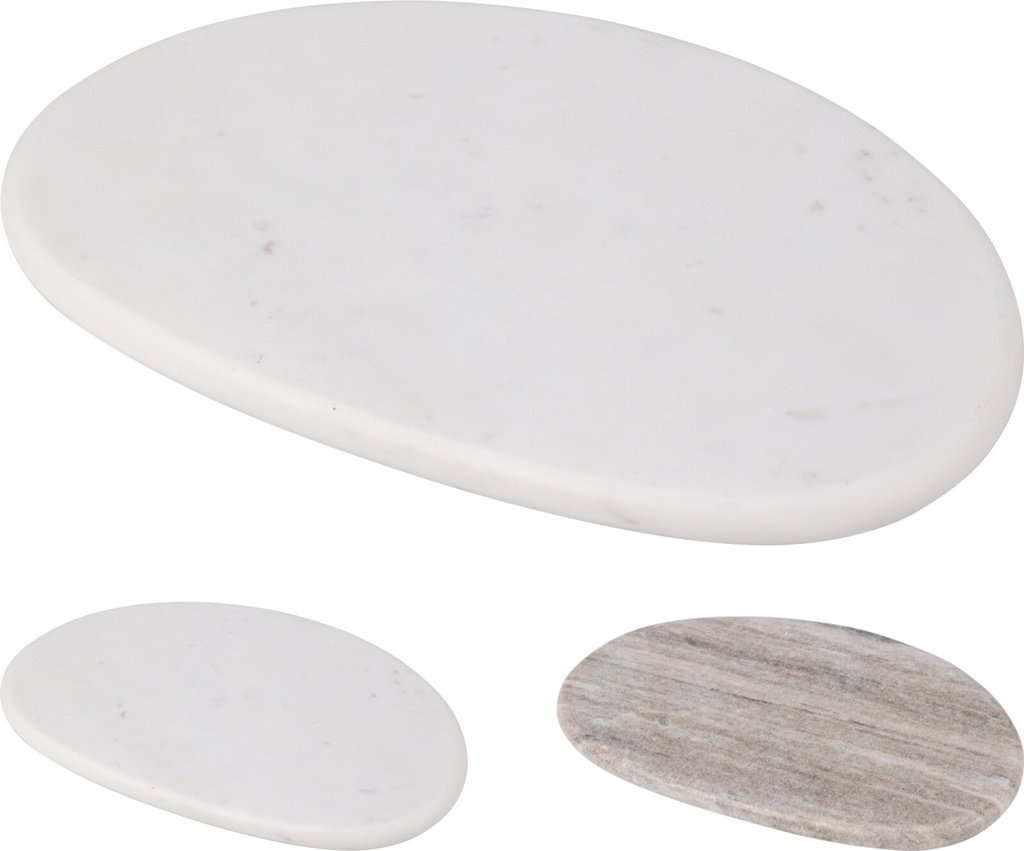 TABLA/BANDEJA MARMOL - 24CM - 2 COLORES - PRECIO UNIDAD 