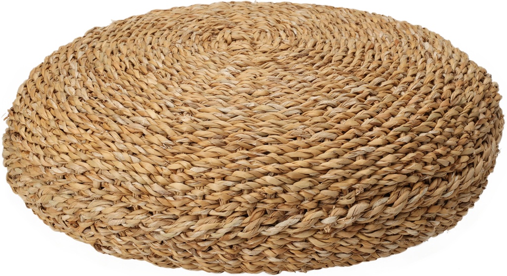 ***POUF ROUND NATURAL 40X40X15CM