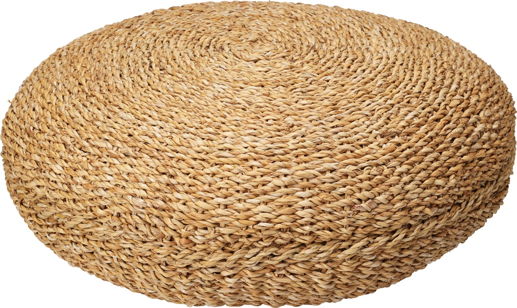 PUF/COJIN DE SUELO - NATURAL 58X58X20CM