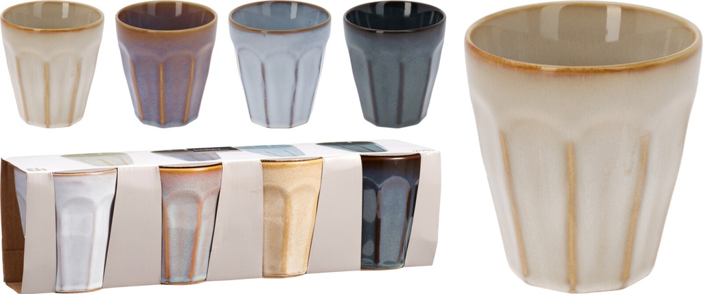 SET.4 JARRITAS MUG 25CL.4ASS