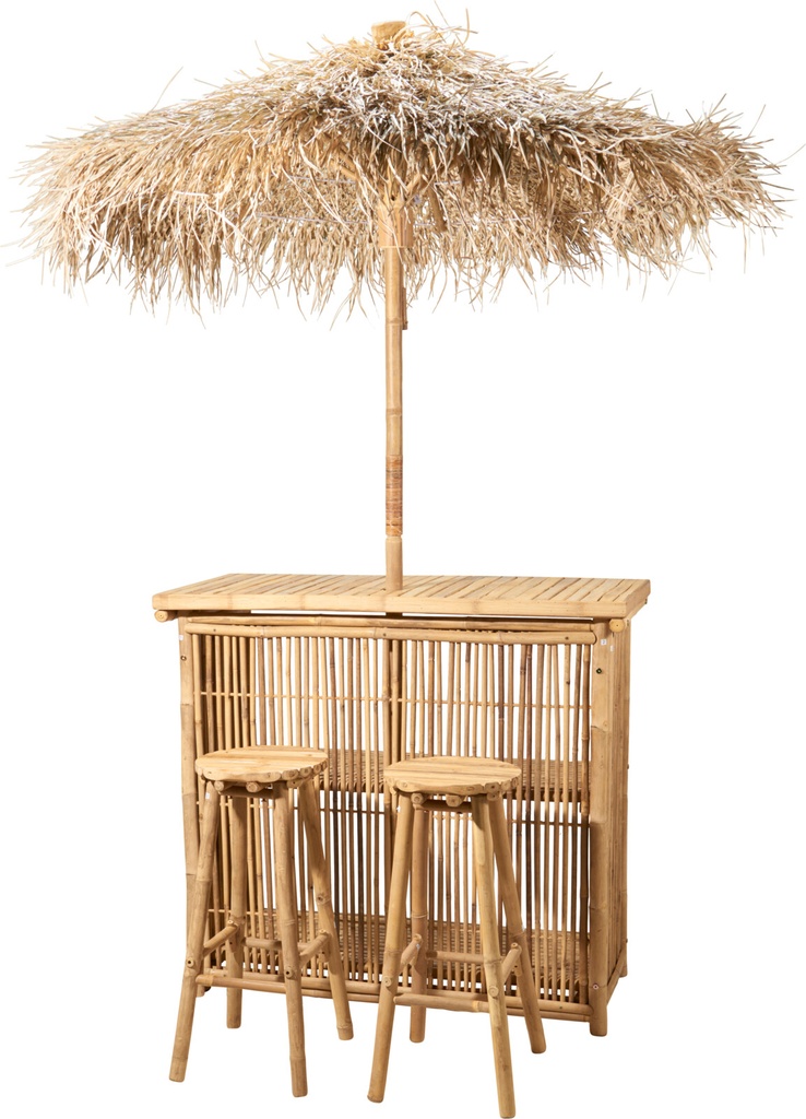 SET DE BAR DE  BAMBÚ  - 4PIEZAS