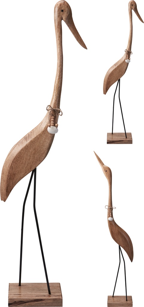 GARZA - MADERA Y METAL- 105CM - 2 DISEÑOS - PRECIO UNIDAD  