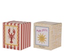 ***SCENTED CANDLE WAX ASSORTED L8.20-W8.20-H9.80cm