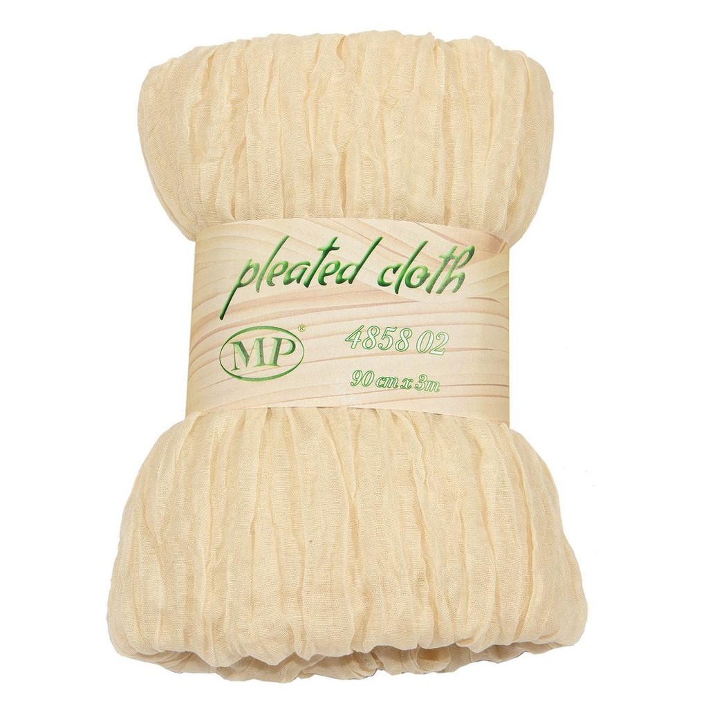 MANTEL O TELA PLISADO - CM90X3MT CREMA
