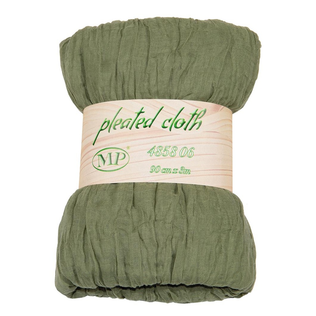 MANTEL O TELA PLISADO - CM90X3MT - VERDE OLIVA