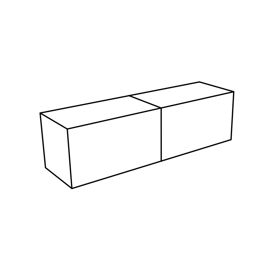 MUEBLE TV (2 PZ)