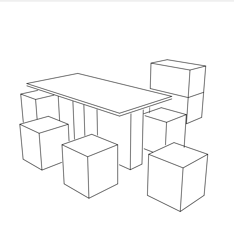 COMEDOR - MUEBLES (14 PZ)