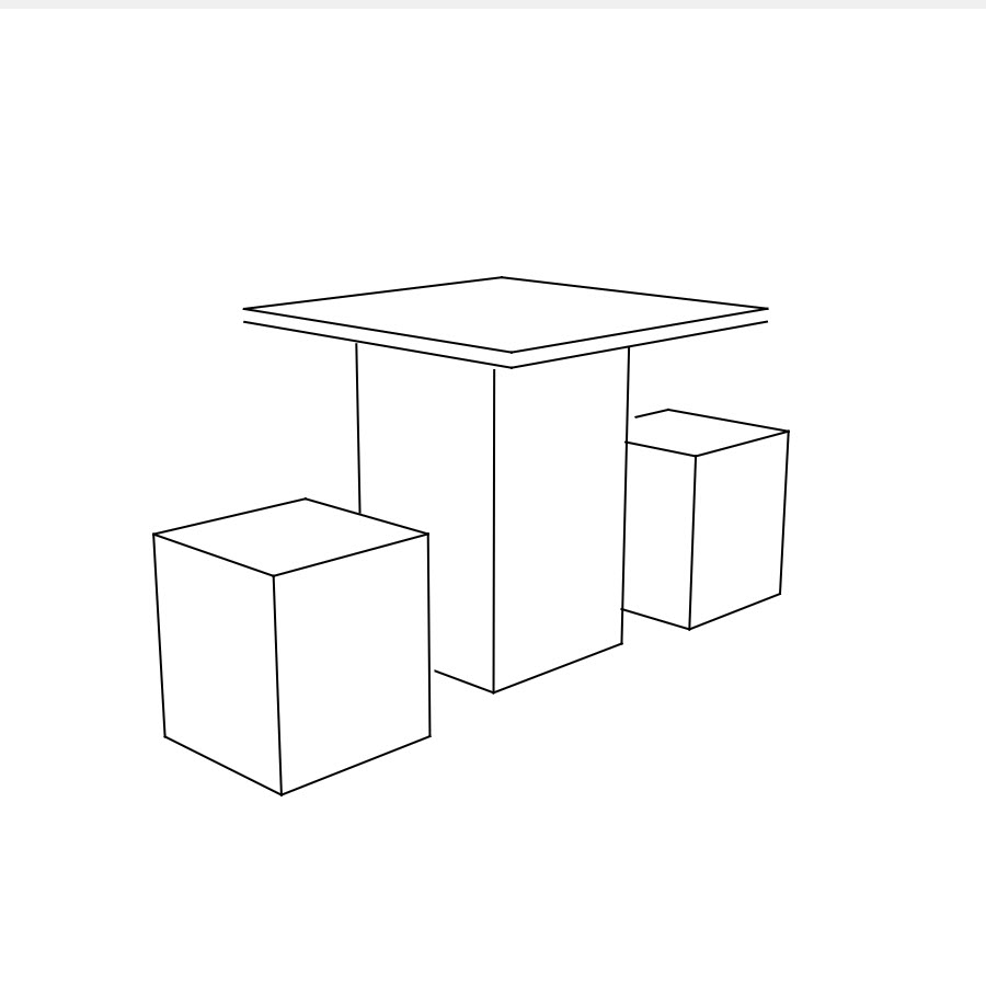 COMEDOR 2 PERSONAS (4 PZ)