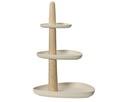 ETAGERE BAMBOO 3 PISOS - COLOR CREMA - L45.00-W35.00-H30.00cm