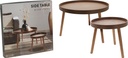 MESITAS BAJAS DE CENTRO/APOYO -  SET DE DOS - MADERA 
