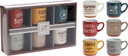 TAZA DE CAFE - SET DE 6 TAZAS 