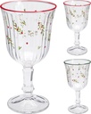 COPA DE VINO - CRISTAL - 24CM - 2 COLORES - PRECIO UNIDAD  