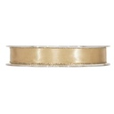 CINTA SATEN CON BORDE REFORZADO - MM15X20MT DORADO