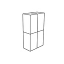 ARMARIO 2 PUERTAS (4 PZ)